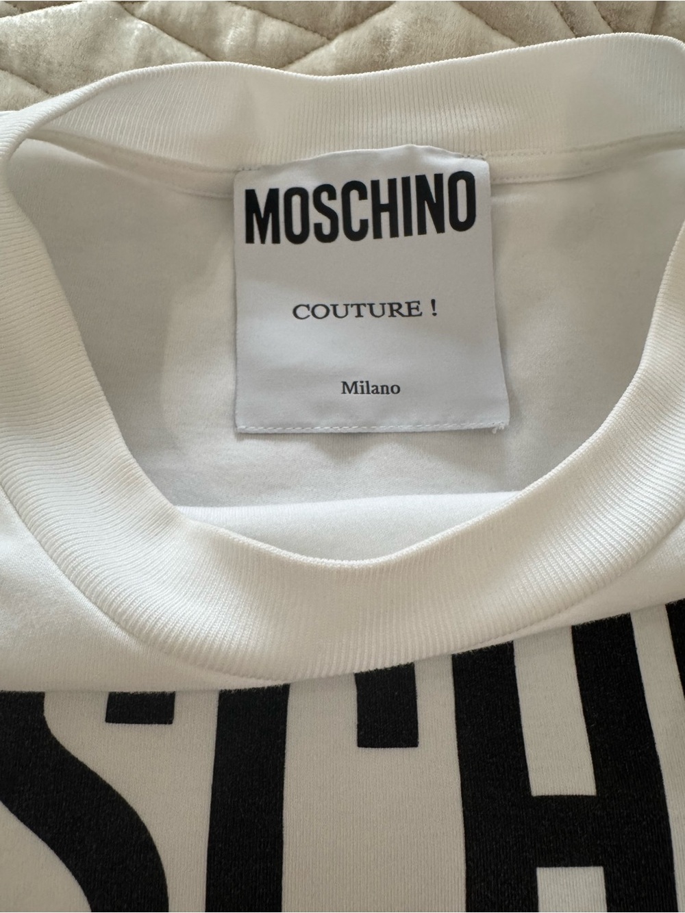 Moschino Teddy Bear Oversized T-Shirt Dress White XXXL - Picture 7 of 15